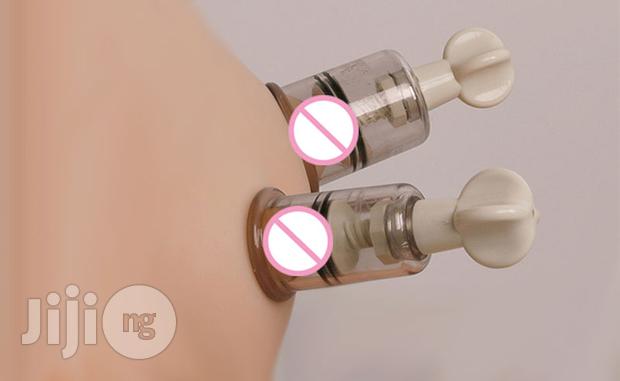 2pcs Breast Nipple Sucker Female Sex Toys Nipple Clamps Pump for sale