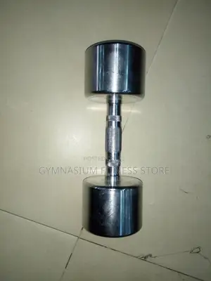 Pair of 9kg Silver Dumbbell