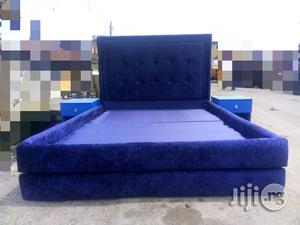 Padded Bedframe 41/2 by 6ft