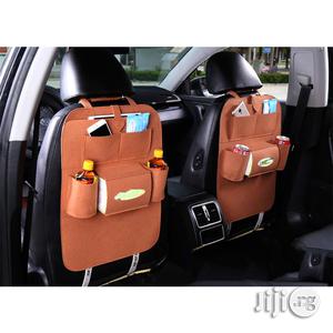 Brown High Quality Car Back Seat Organizer