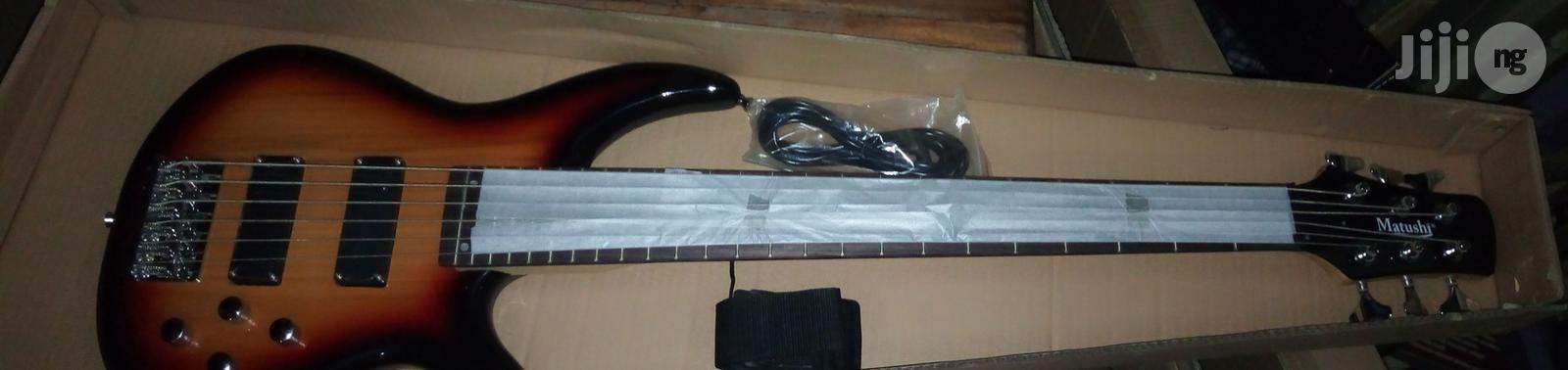 6 Strings Active Bass Guitar With Battery