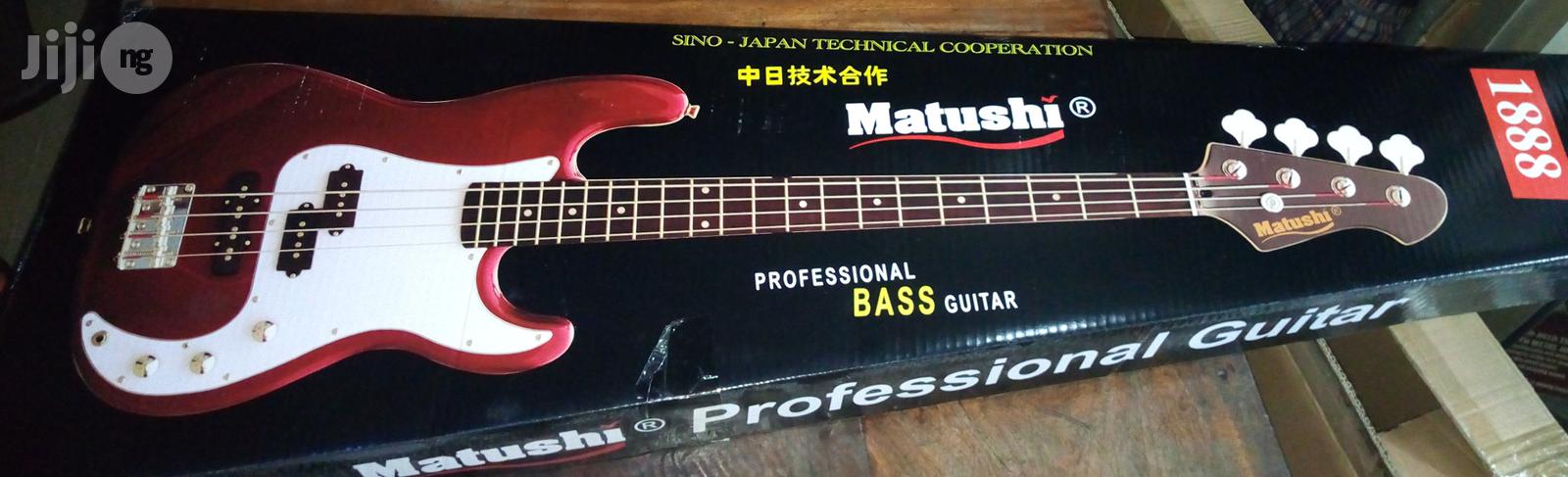 6 Strings Active Bass Guitar With Battery