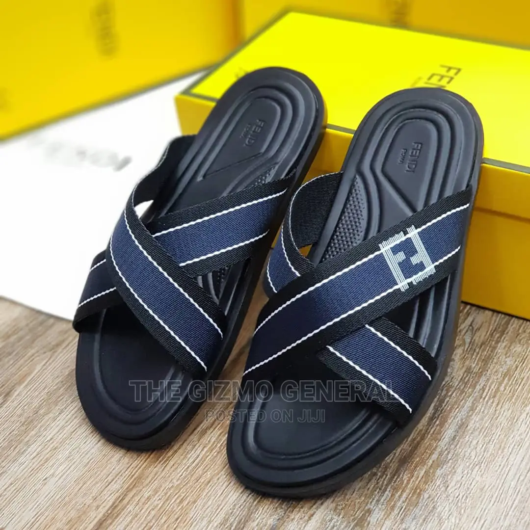 Fendi Mesh Crossection Slippers