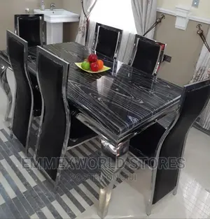 Marble Dining Set by 6