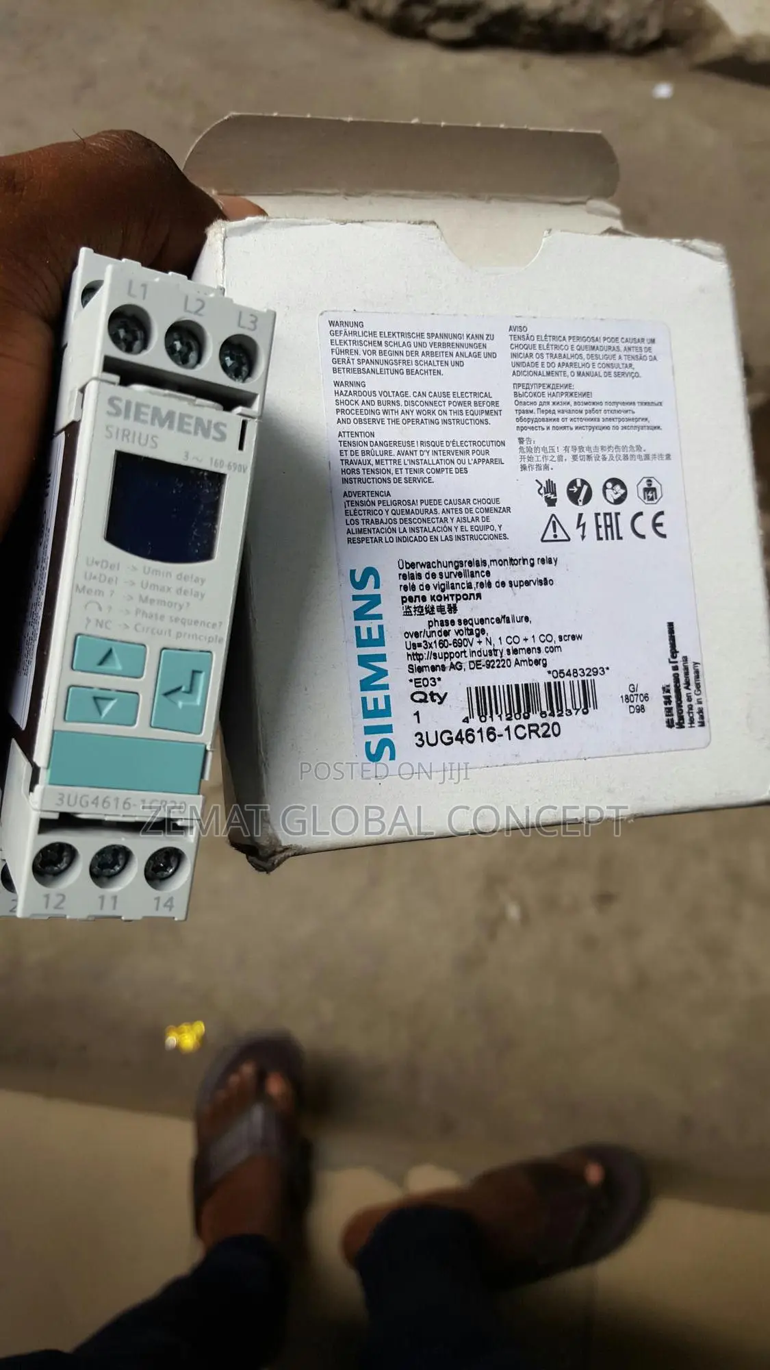 Siemens Phase Failure 3ug4616-1cr20