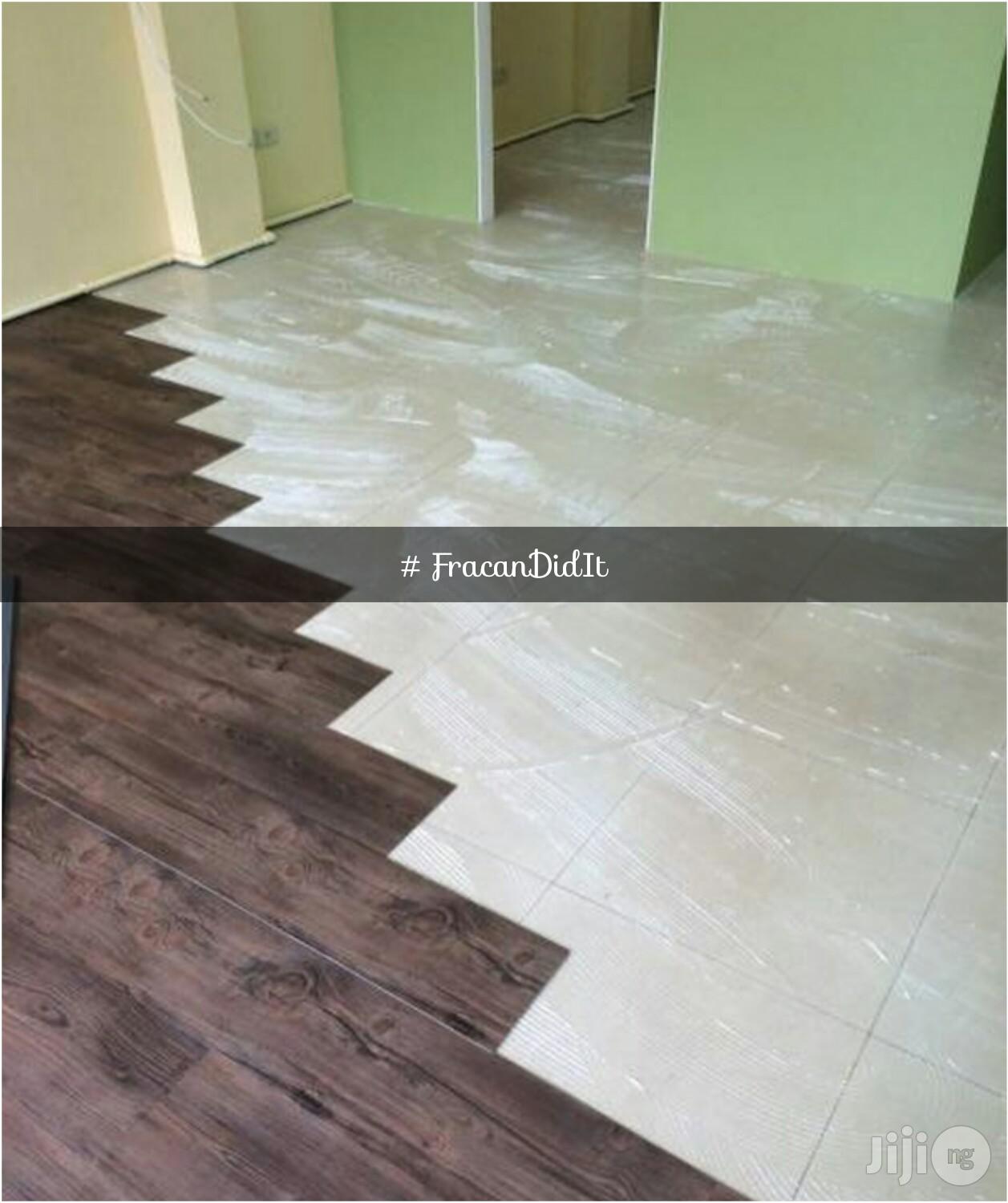 Wood Laminate Flooring. Free Underlay