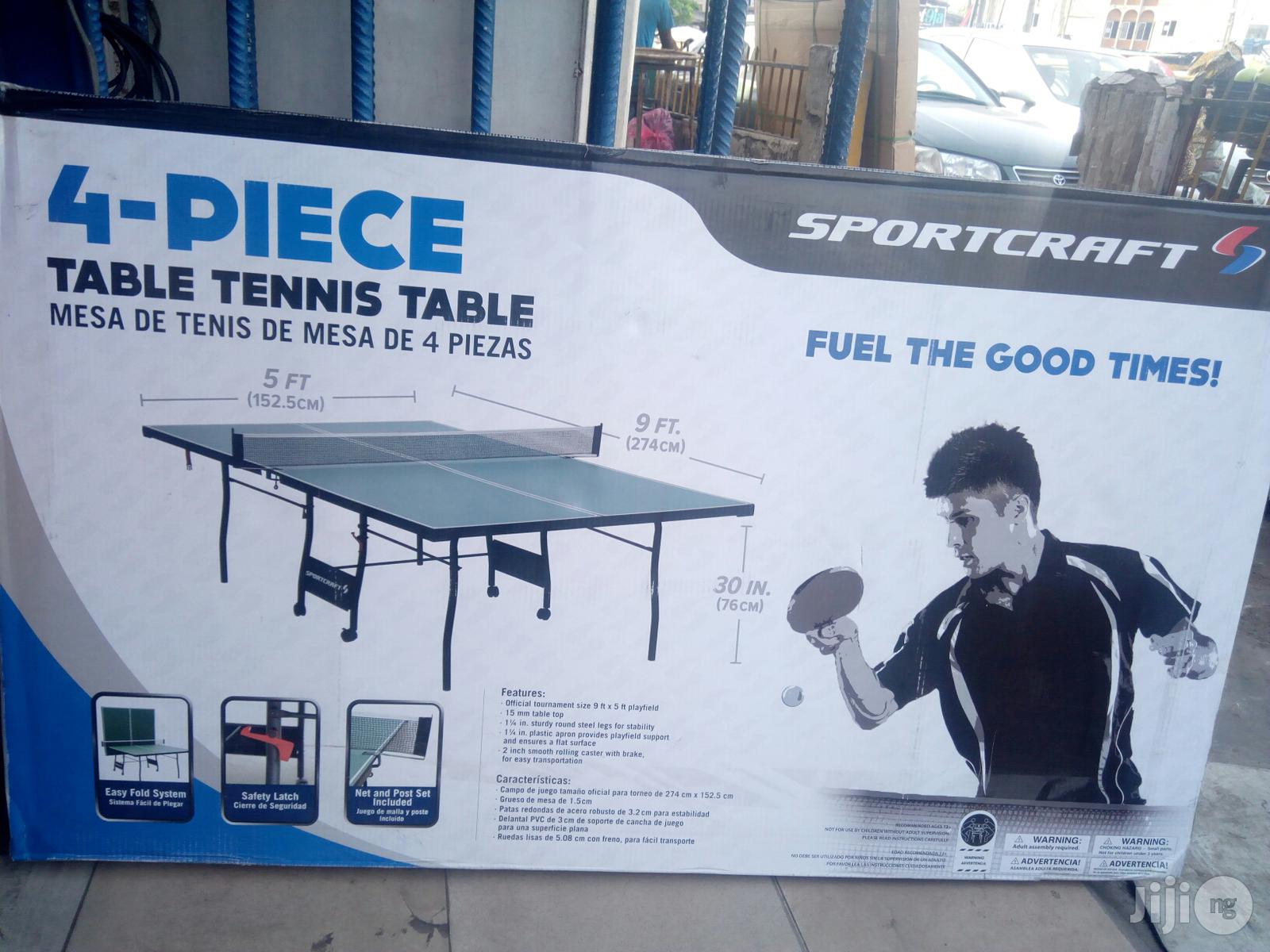 Indoor 4 Piece Table Tennis Board
