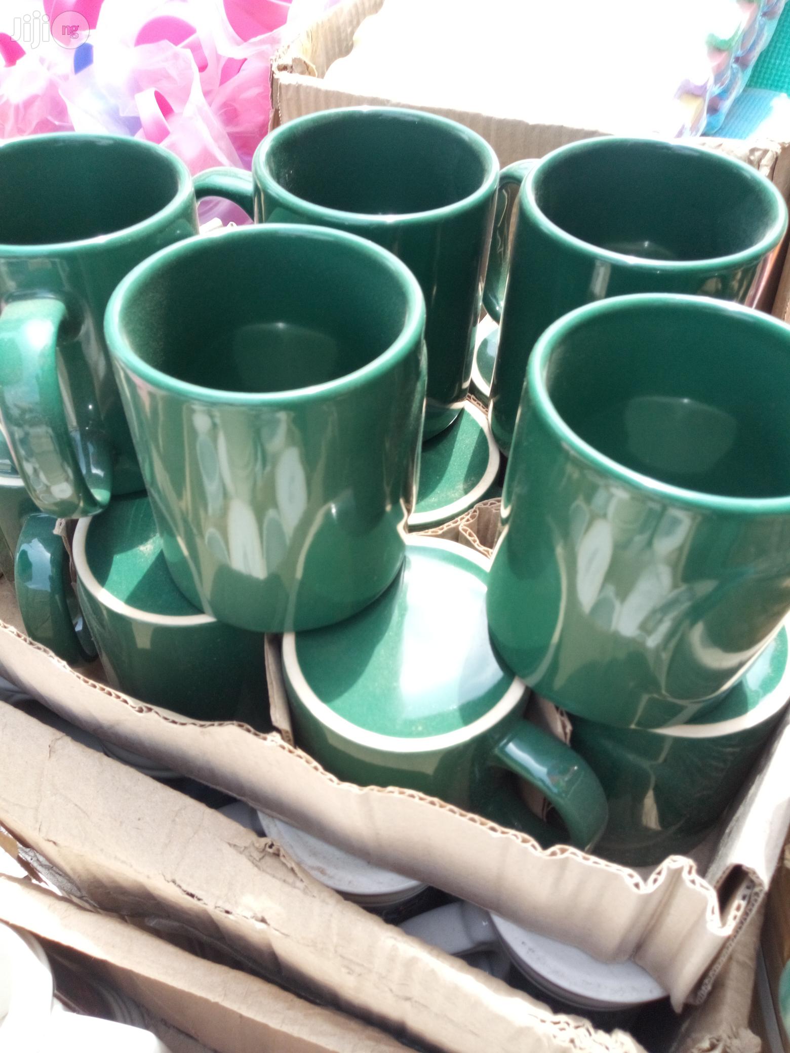 Green Glasses Cup Tea
