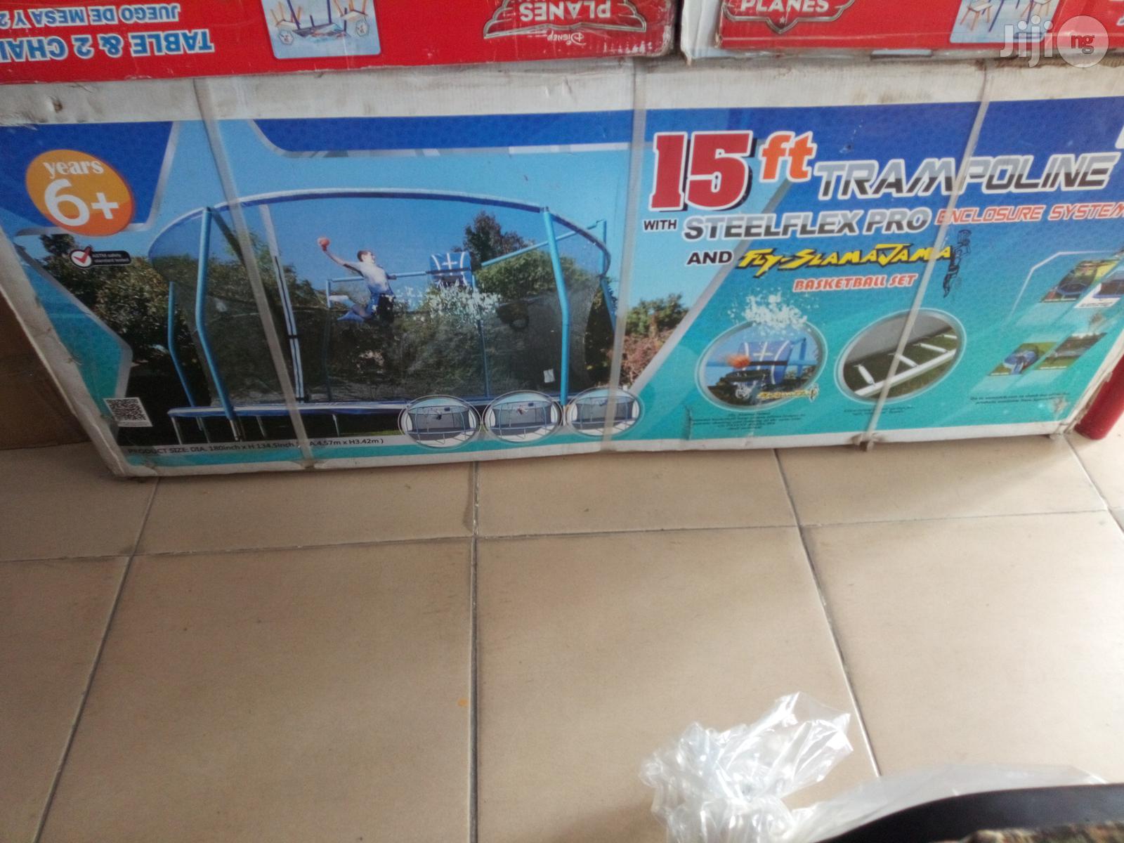 15fit Bouncing Castle With Basketball Ball Post Inside