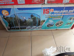15fit Bouncing Castle With Basketball Ball Post Inside