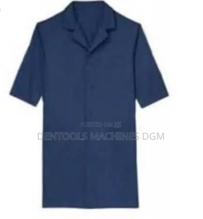 Lab Coat Navy Blue