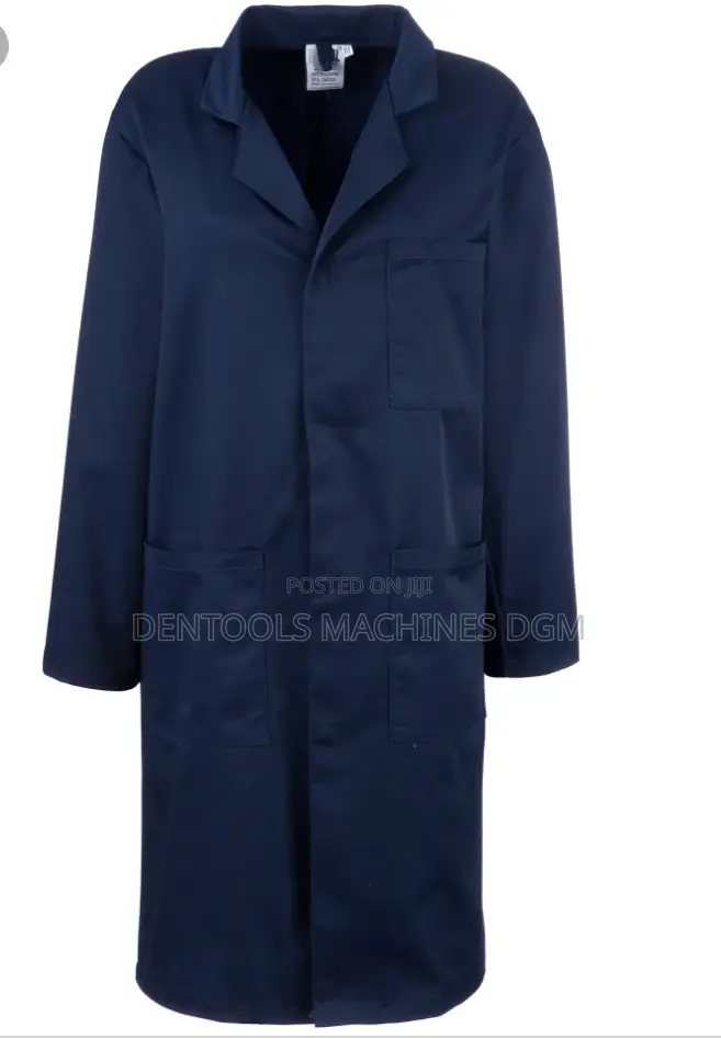 Lab Coat Navy Blue