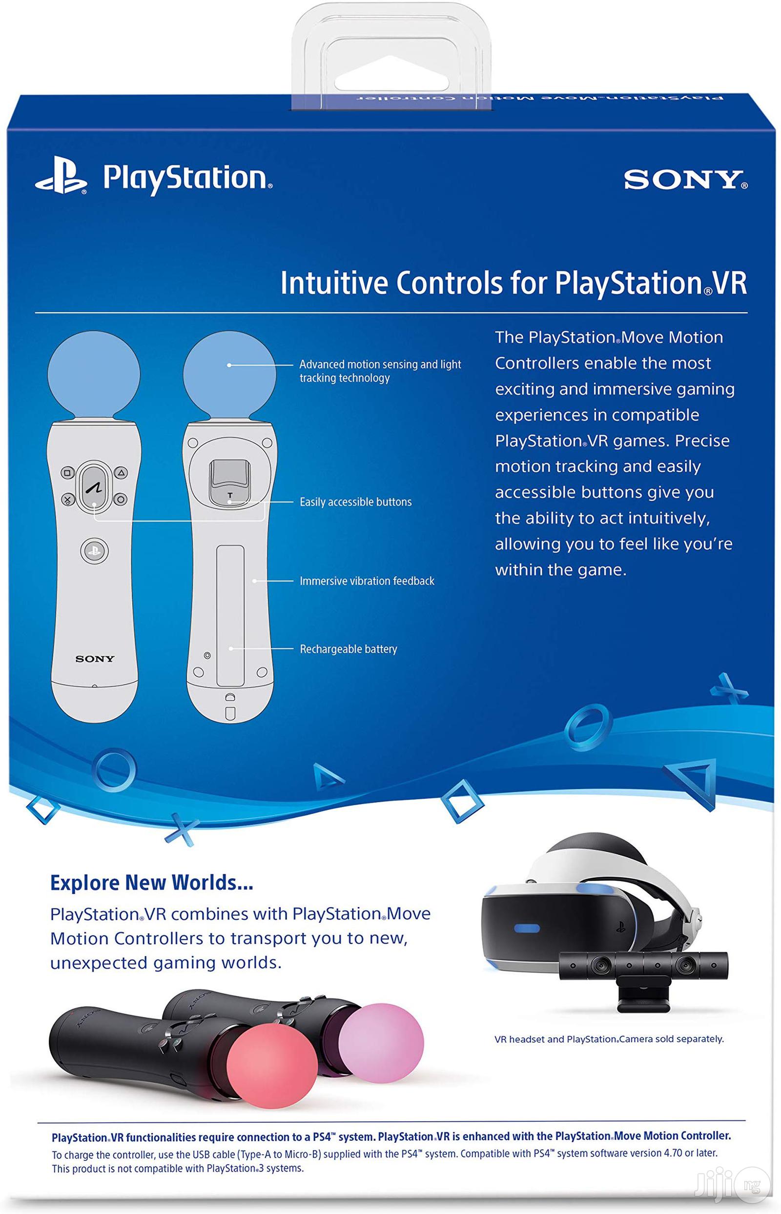 Playstation Move Motion Controllers - Two Pack