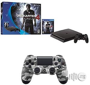 Playstation 4 Slim 500GB Uncharted 4 Console + Extra Pad