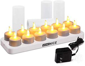 USA Wonenice Rechargeable Tea Light Flickering Tealight Candles