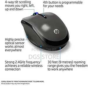 HP 2.4ghz Wireless USB Mouse X3300