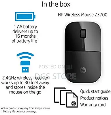 HP Wireless Mouse Z3700