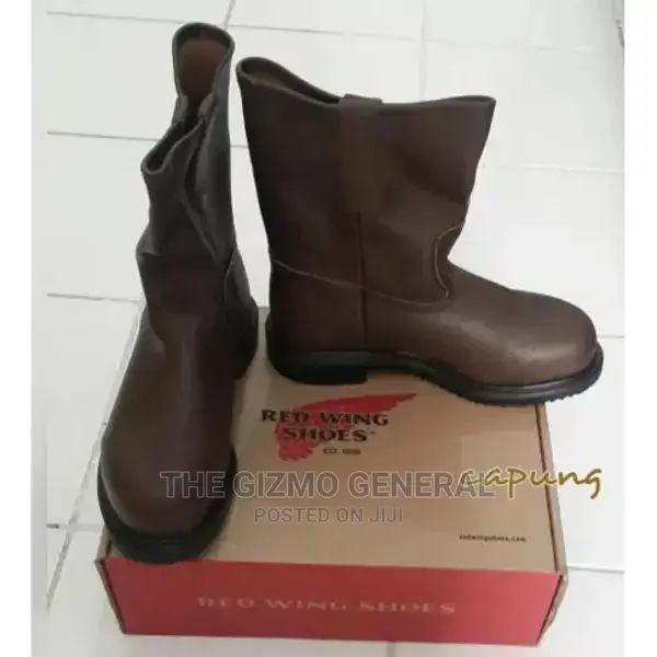 Red Wings Workers Safety Boot - Brown