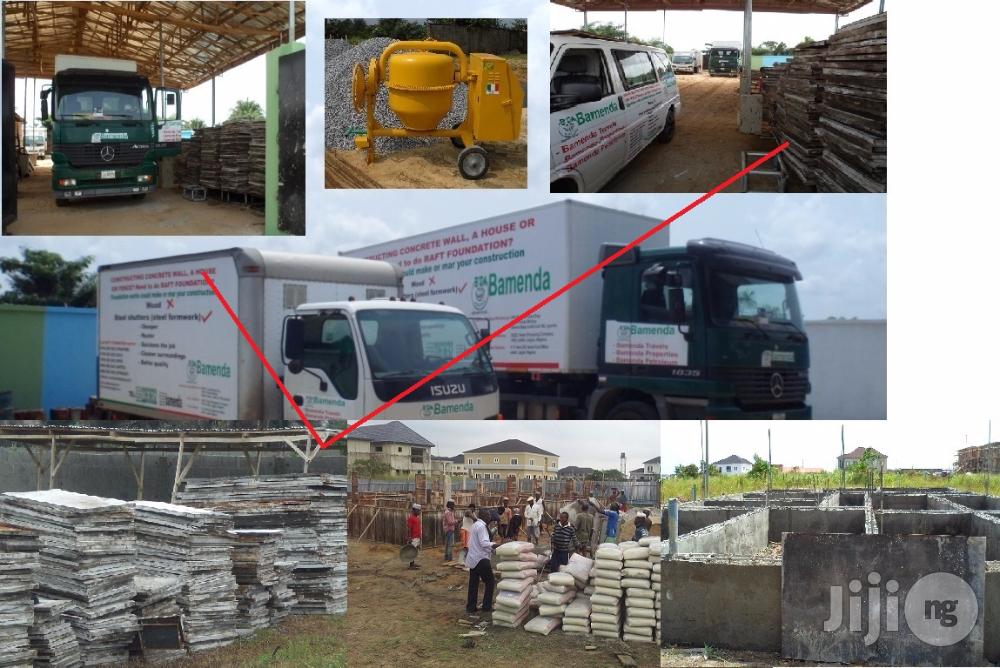 Concrete Casting, Raft Foundation, Column And Decking Formwork