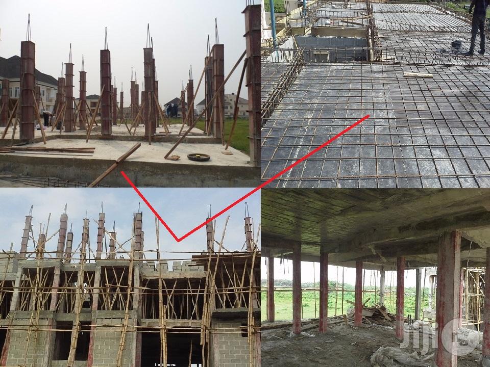 Concrete Casting, Raft Foundation, Column And Decking Formwork
