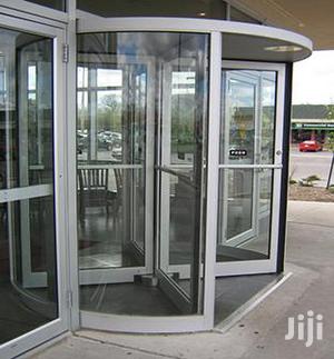 Installation Of Automatic Revolving Door