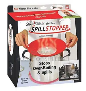 Flexible Spill Stopper Lid Pan