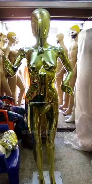 Gold Chrome Female Full Body Module(Mannequins)