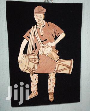 Photo - Handmade Art Work of an African Drummer