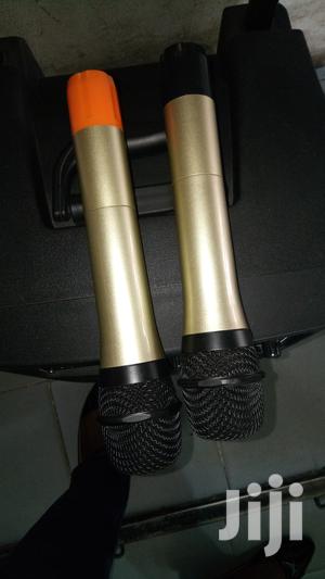 Rechargeable Wireless Speaker With Microphones