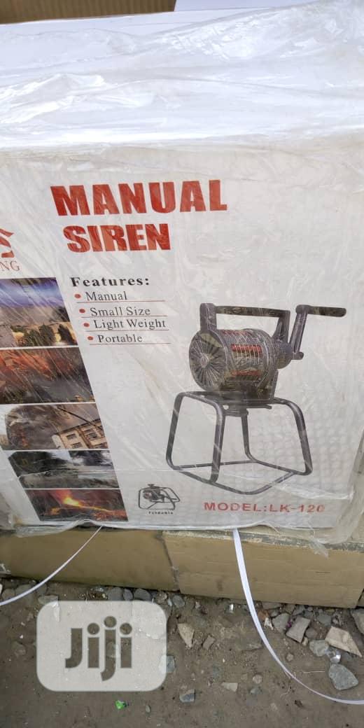 Emergency Manual Fire Siren