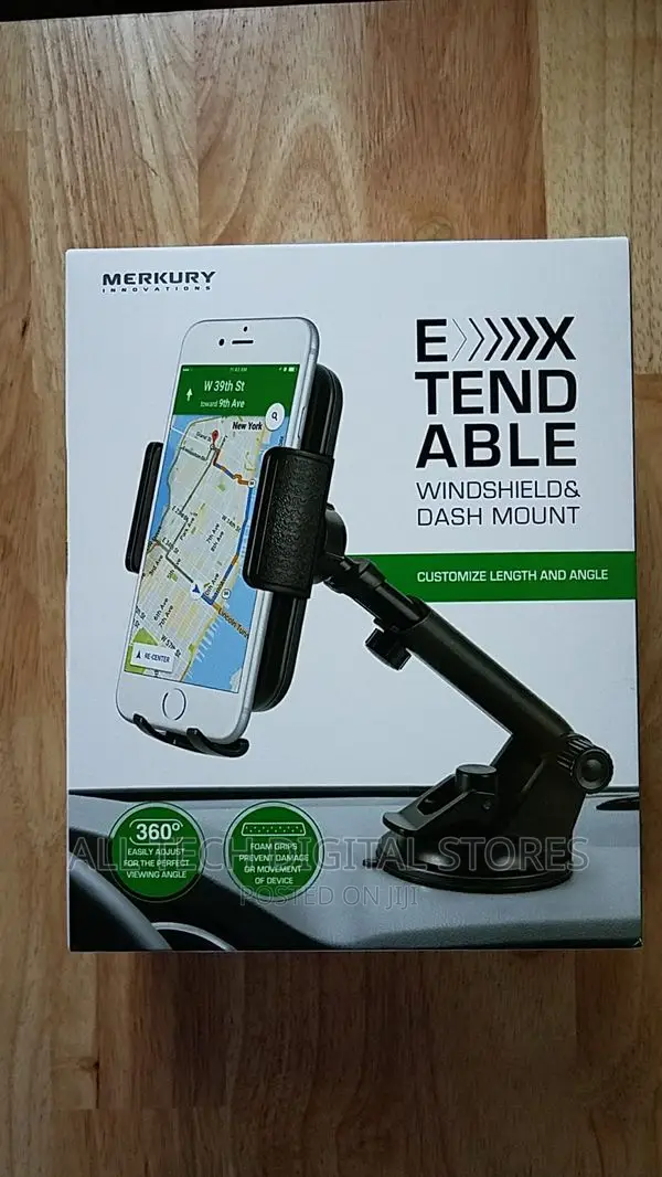 Merkury Cellphone Extendable Windshield Dash Mount