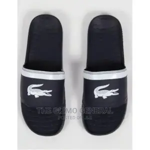 Lacoste Slides - Blue White
