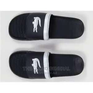 Lacoste Slides - Blue White