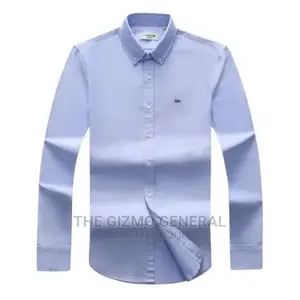 Lacoste Mens Regular Fit Blue Shirt