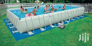 Photo - 32ft by 16ft Intex Mobile Swimming Pool With Accessories