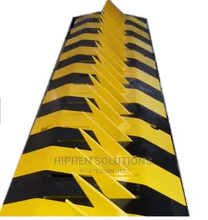 Yellow Steel Tyre Killer Traffic Barrier