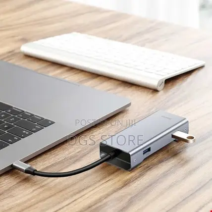 Baseus Square Desktype C Multi-Functional Hub Usb 3.0 *2RJ45