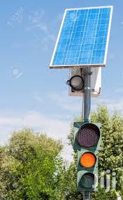 Solar Traffic Light Installation