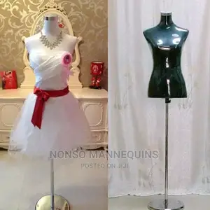 Non Pinnable White Black Colour Display Dressform