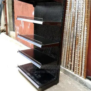 Pure Black Colour Brand New Single Sided Shelvez
