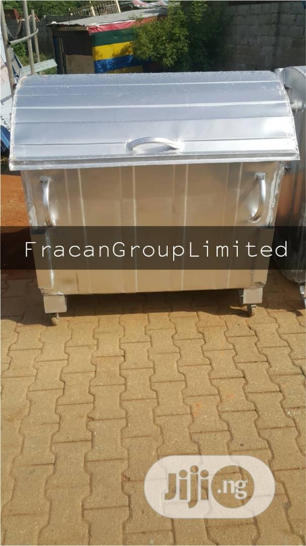 Galvanised Waste Bin. Free Delivery Within Abuja