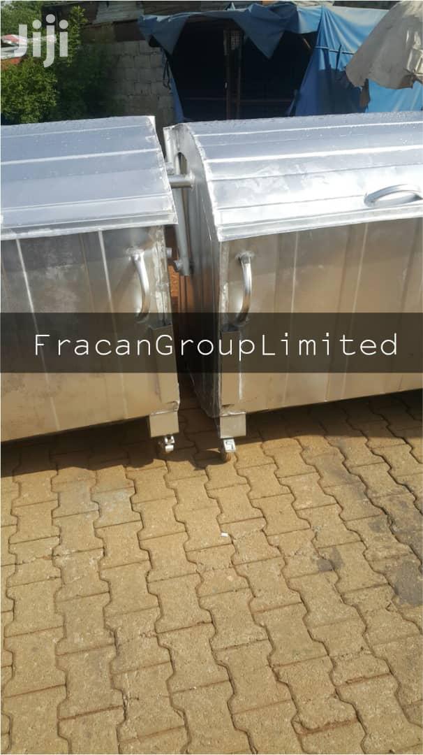 Galvanised Waste Bin. Free Delivery Within Abuja
