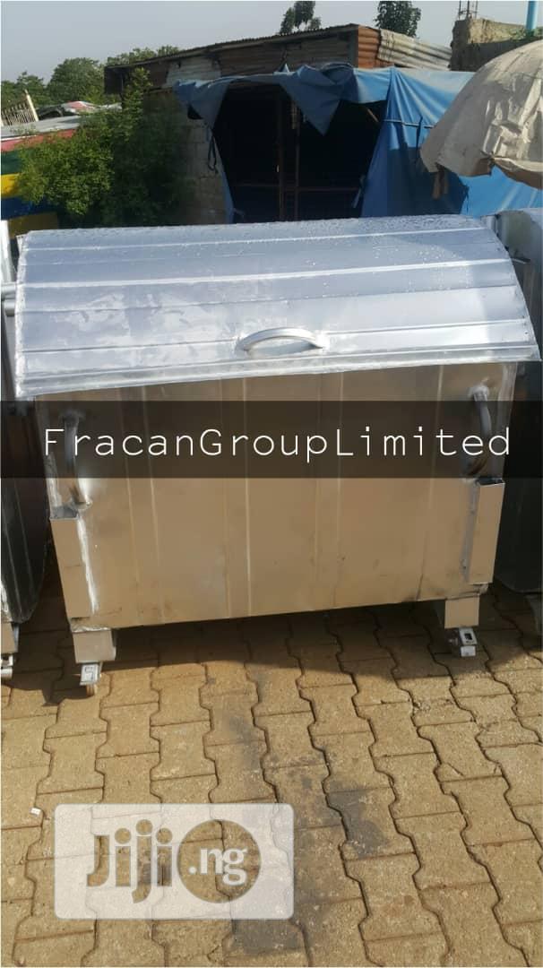Durable Metal Waste Bin. 1200L