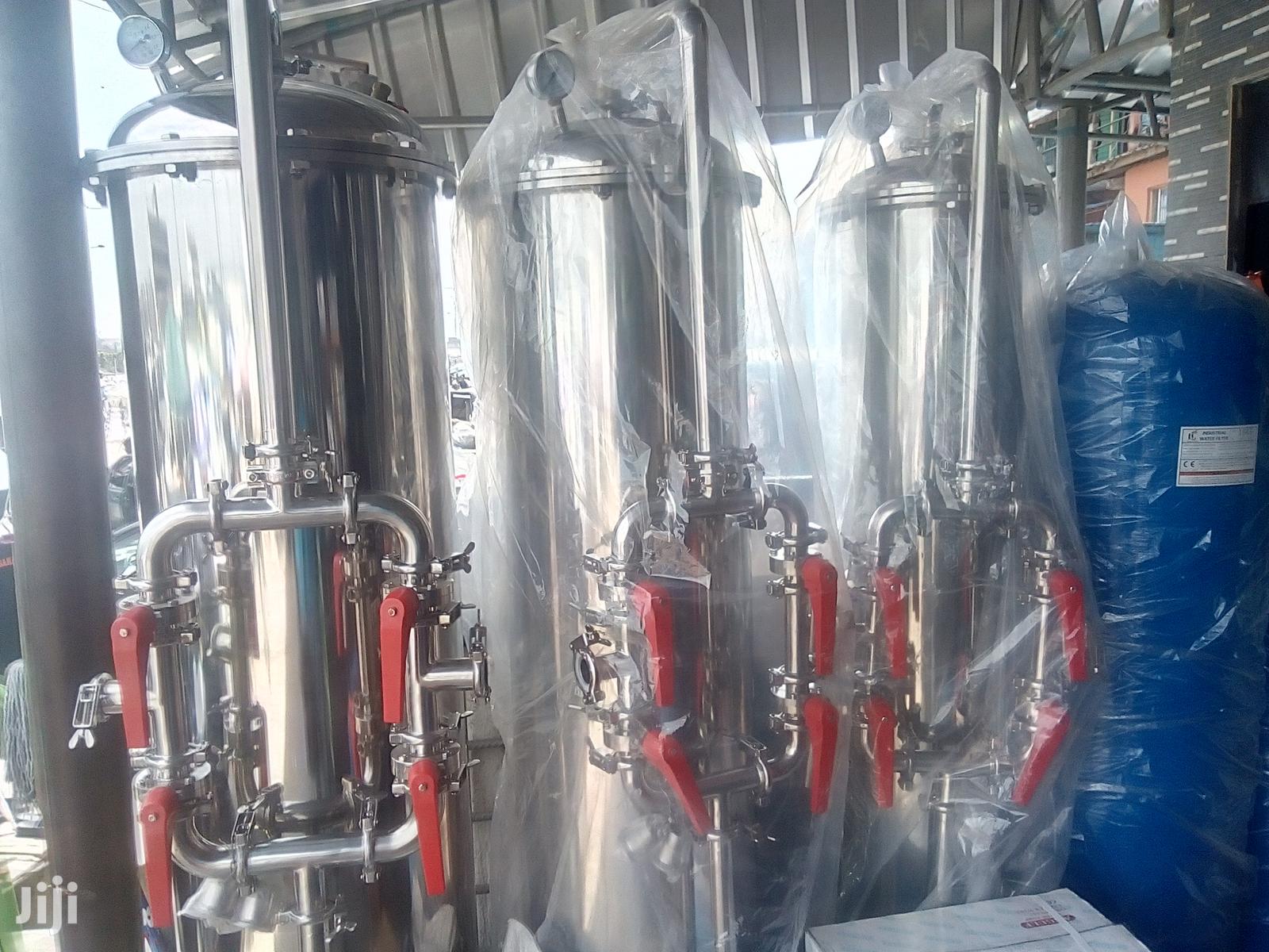Borehole and Water Purification With Reverse Osmosis Machine
