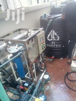 Borehole and Water Purification With Reverse Osmosis Machine