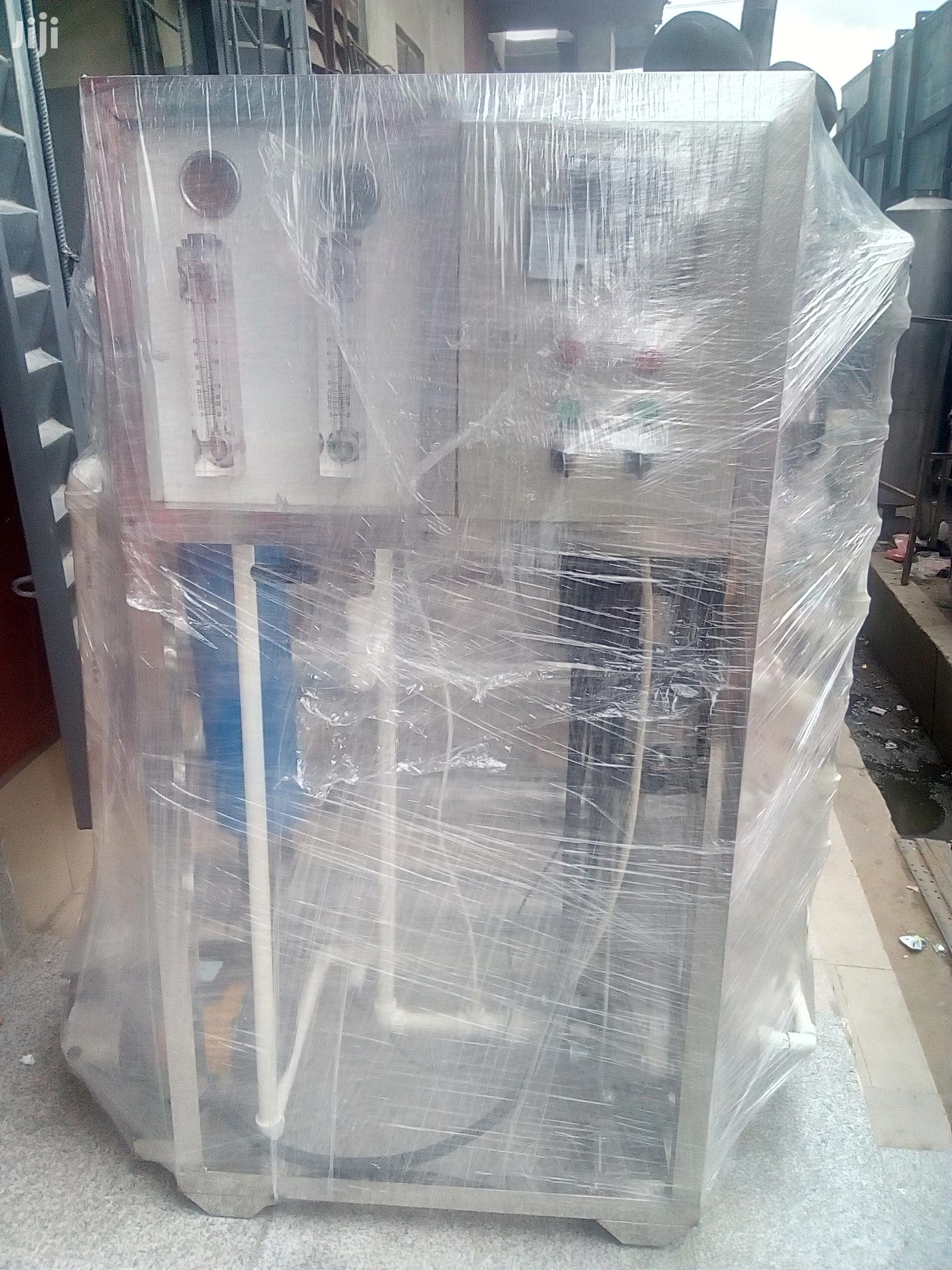 Borehole and Water Purification With Reverse Osmosis Machine