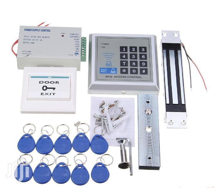 125khz Rfid Reader Access Control Kit Electric Magnetic Lock