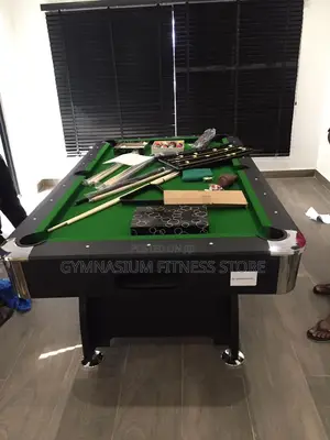 8ft Snooker Pool Table Green Felt by 4ft Fh5