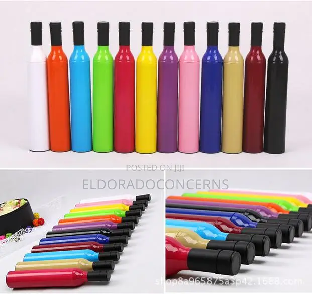 Trendy Bottle and Banana Umbrellas