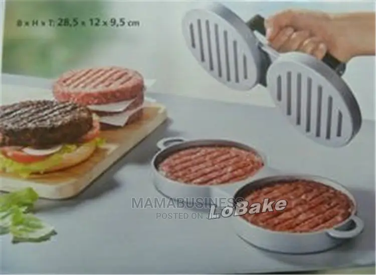 Double Steel Burger Pressing Machine
